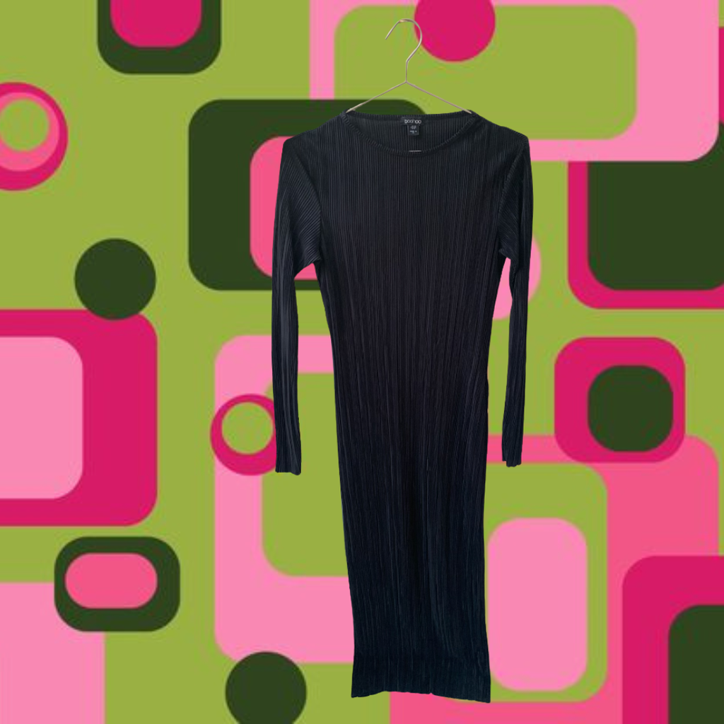 Black Glamorous Sheer Maxi Dress